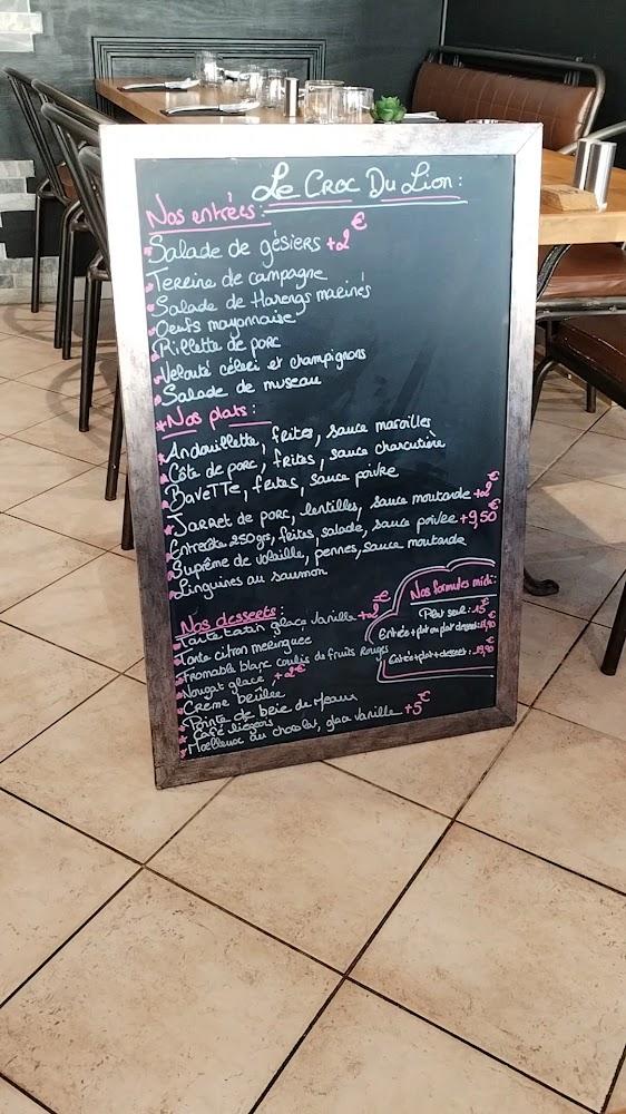 Le croc du lion - Menu Image 1